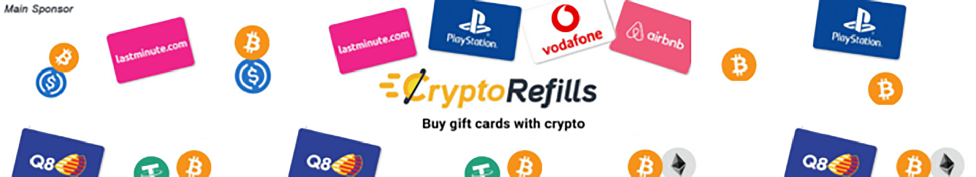 Buy gift cards with Crypto at CryptoRefills